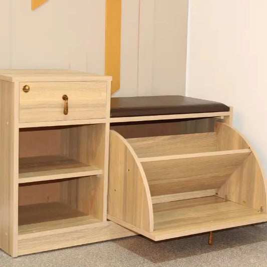 SHOE RACK WITH SEAT - FURNISHCO