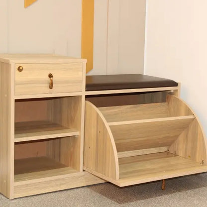 SHOE RACK WITH SEAT - FURNISHCO