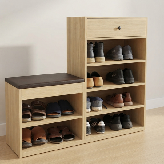 Laceluxe Shoe Rack – 12 Pair Storage Cabinet