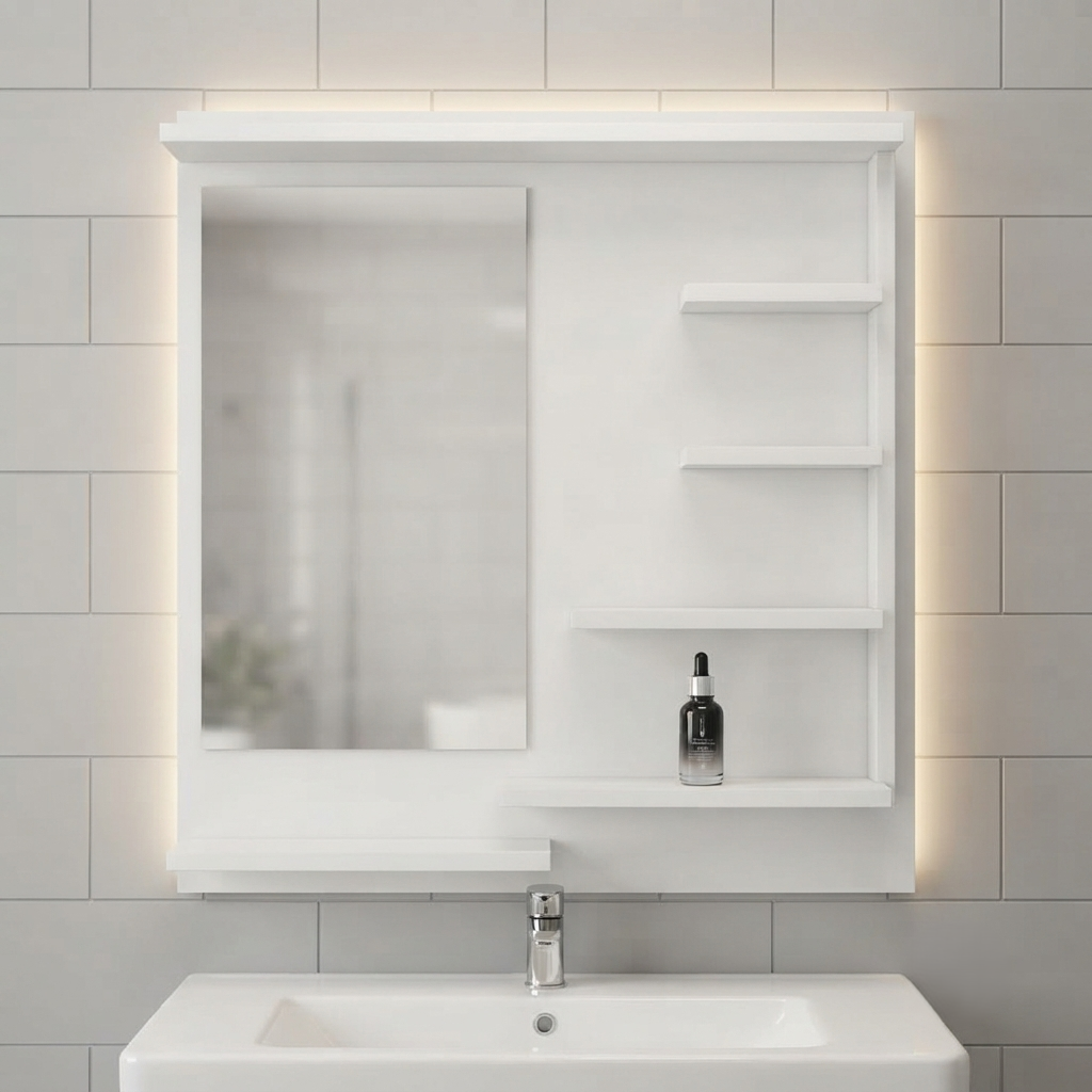 Luminious Washroom Cabinet