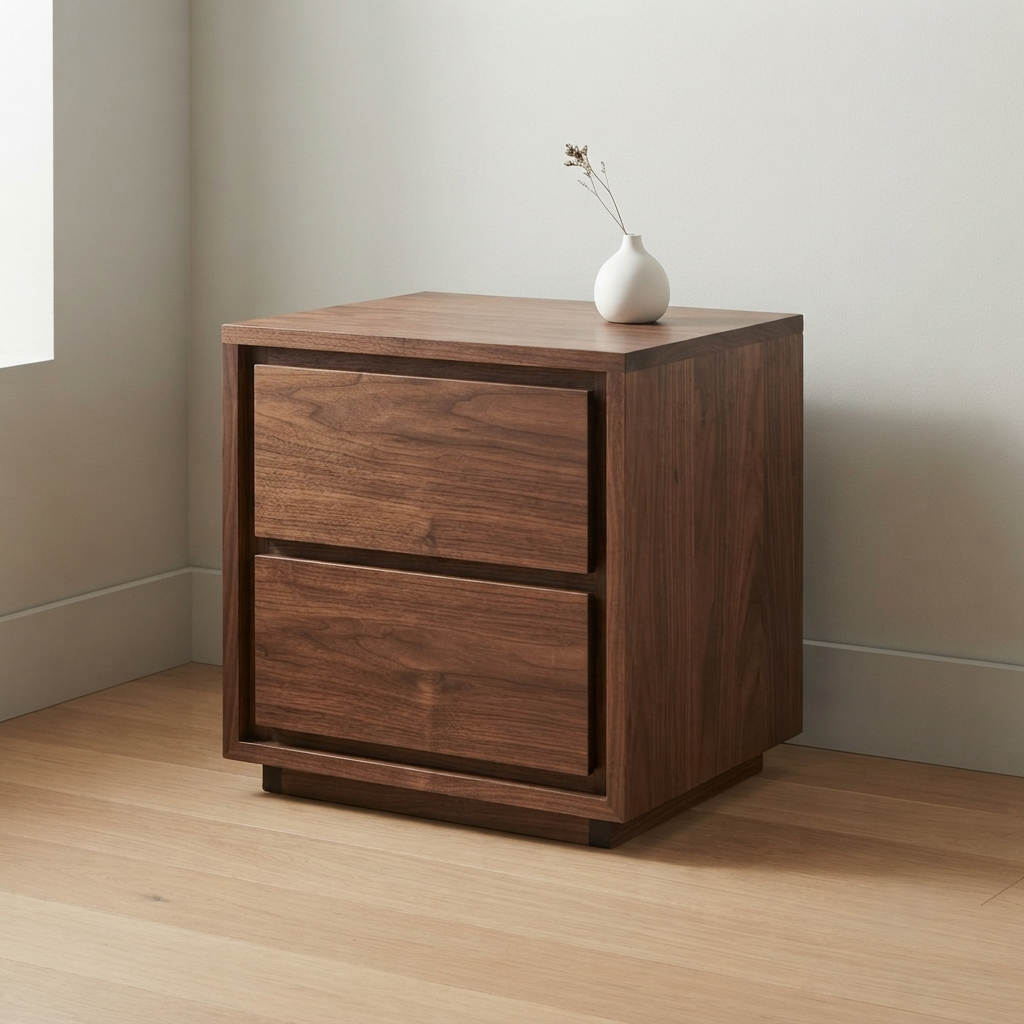 Vital Bedside Table – Foil Finish