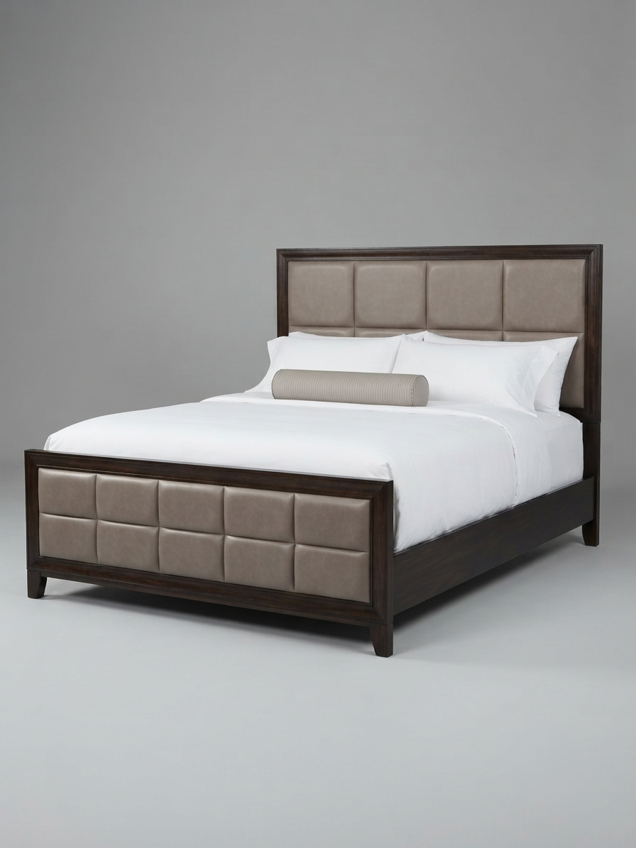 Serenity Square Tufted Bed Frame