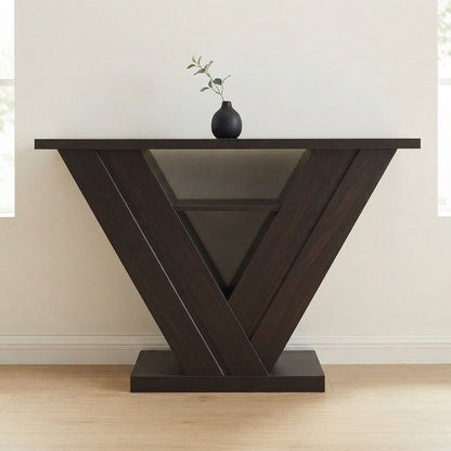 V-Shaped Console Table