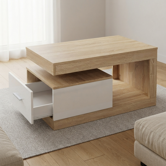 Classic Center Box with Storage Drawer