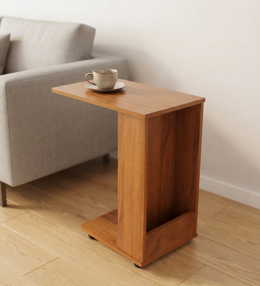 Celo Side Table with Wheels