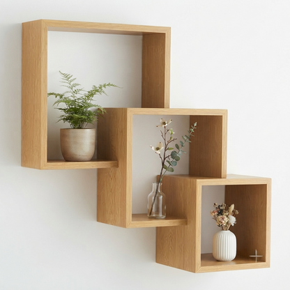 Cubist Cascade Wall Shelf