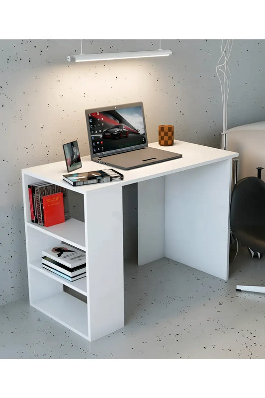 Cyber Sparkle Computer Desk with Storage Compartments
