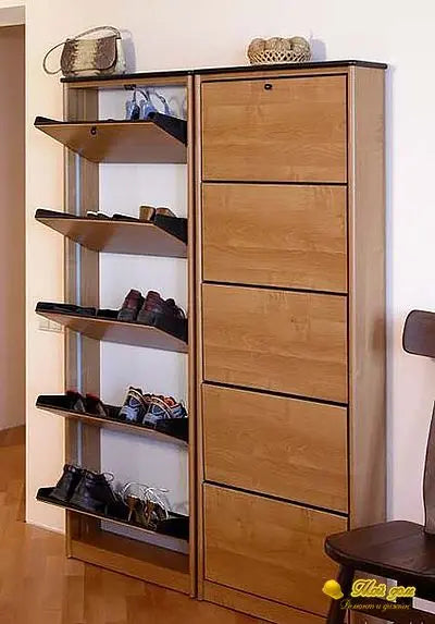 DUAL DESIGN SHOE RACK - FURNISHCO