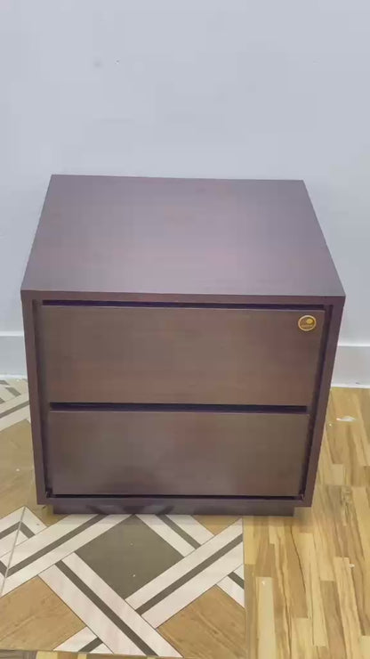 Vital Bedside Table – Foil Finish