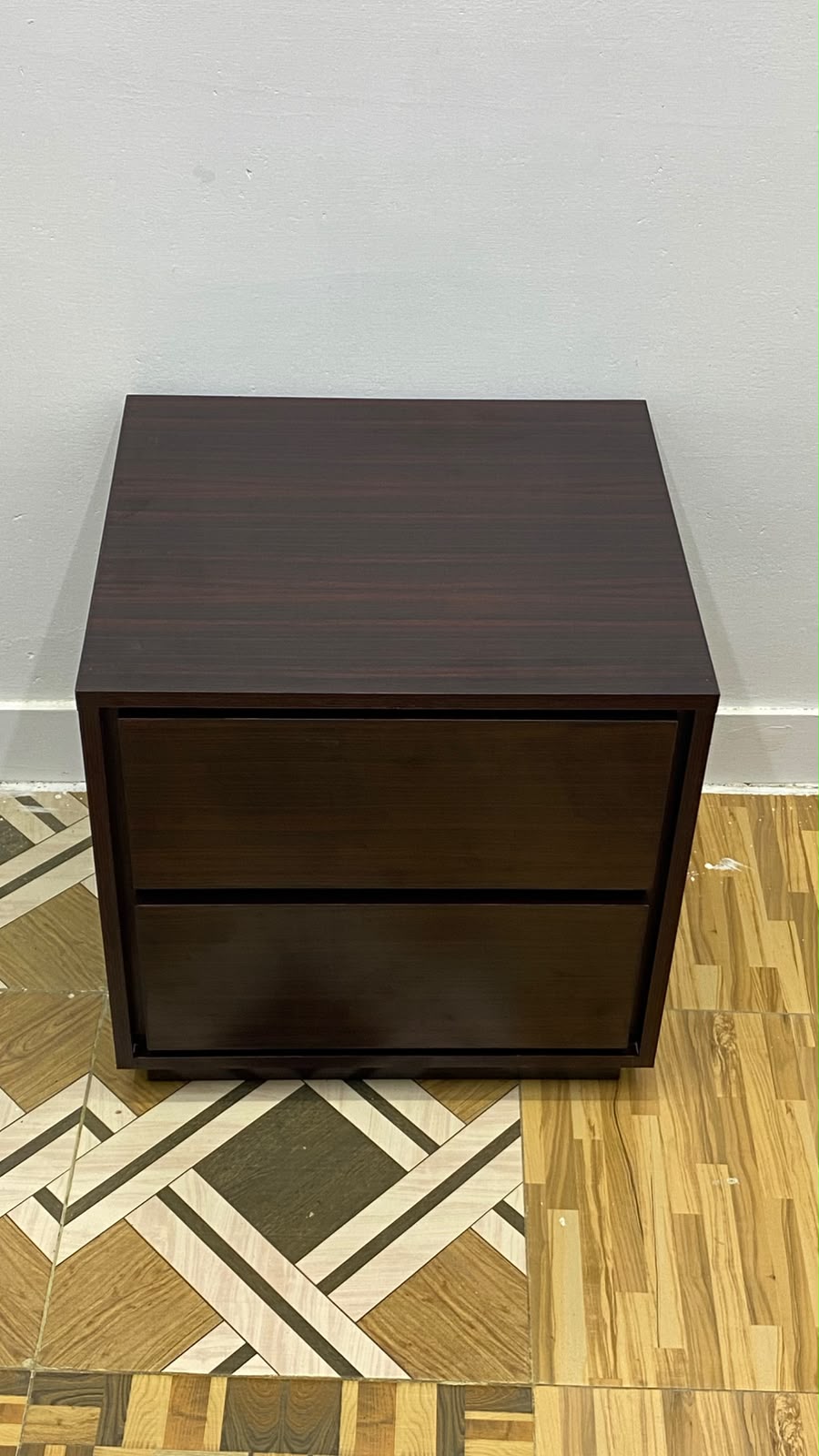 Vital Bedside Table – Foil Finish