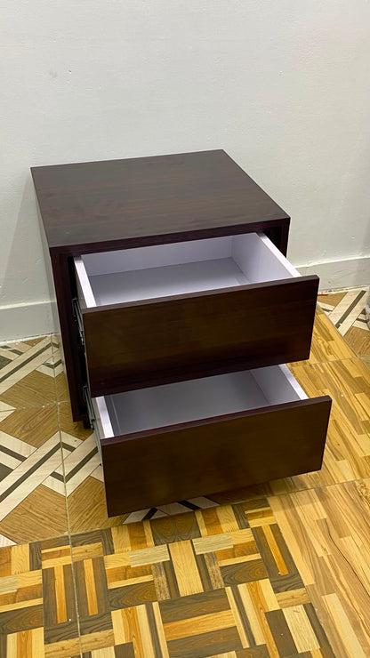 Vital Bedside Table – Foil Finish