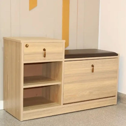 SHOE RACK WITH SEAT - FURNISHCO
