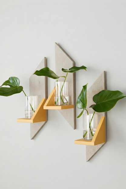 Silken Geometric Wall Shelf