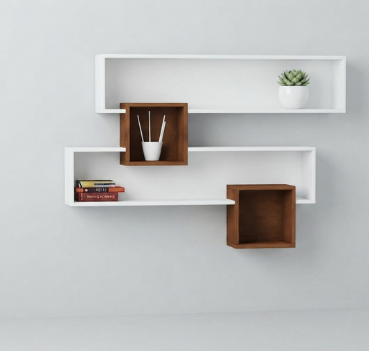 Whisper Two Cube Wall Shelf